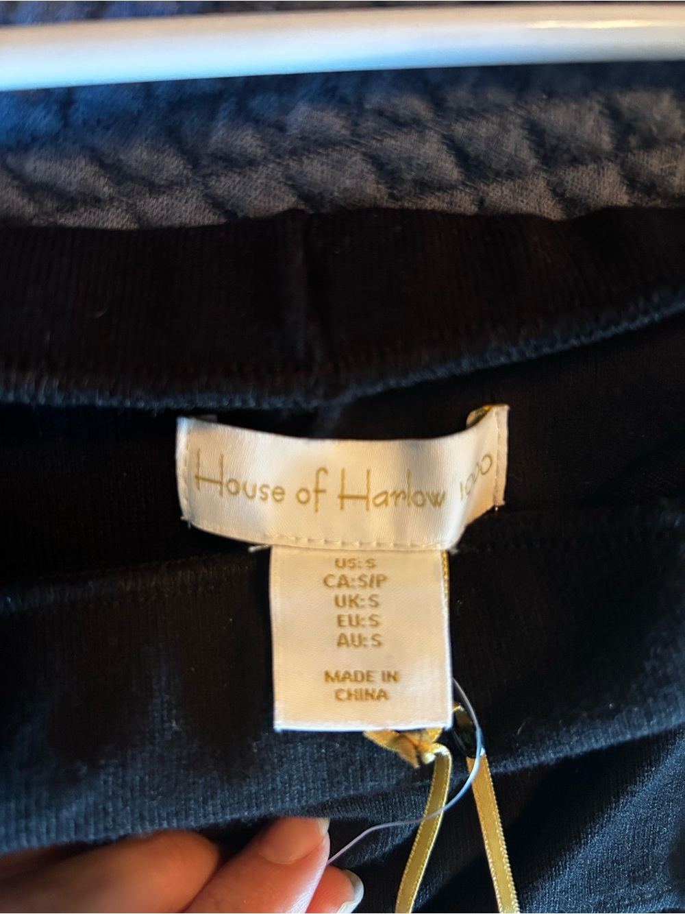 House of Harlow 1960 | Black Strapless Cowl Maxi Dress - Picture 7 of 9